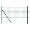 vidaXL Euro Ker&iacute;t&eacute;s Talaj R&ouml;gz&iacute;tő 25 x 0,6 m PVC-bevonatos ac&eacute;l Z&ouml;ld