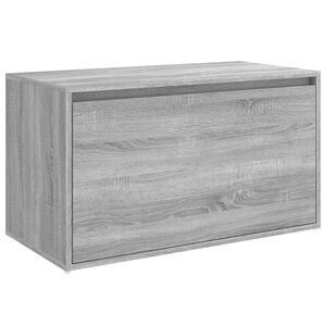 vidaXL sz&uuml;rke sonoma sz&iacute;nű szerelt fa előszobapad 80 x 40 x 45 cm