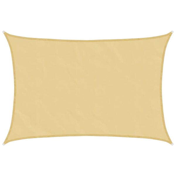 vidaXL homoksz&iacute;nű 100% poli&eacute;szter oxford sz&ouml;vet napvitorla 4x3 m