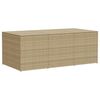 vidaXL vegyes b&eacute;zs polyrattan kerti t&aacute;rol&oacute;l&aacute;da 984 L