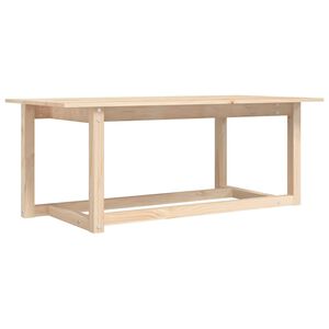 vidaXL t&ouml;m&ouml;r fenyőfa doh&aacute;nyz&oacute;asztal 110 x 55 x 45 cm