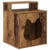 vidaXL Macska H&aacute;z Antik Fa 42,5 x 40 x 53,5 cm Szerelt Fa