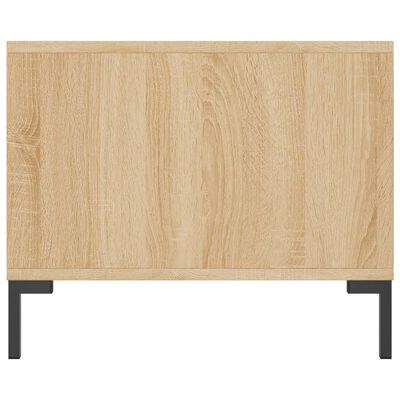 vidaXL sonoma-tölgyszínű szerelt fa dohányzóasztal 90 x 50 x 40 cm