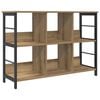 vidaXL K&ouml;nyvespolc 6 szintes 102 x 32 x 72,5 cm Szerelt Fa