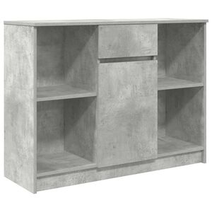 vidaXL betonsz&uuml;rke szerelt fa t&aacute;lal&oacute;szekr&eacute;ny fi&oacute;kos 101x35x76 cm