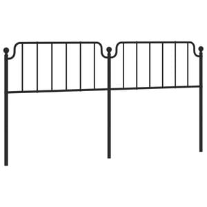 vidaXL fekete f&eacute;m csere fejt&aacute;mla 200 cm