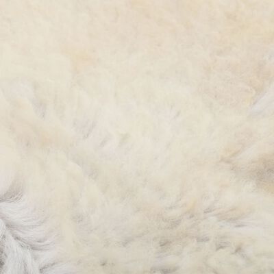 vidaXL krémszínű báránybőr 70 x 100 cm