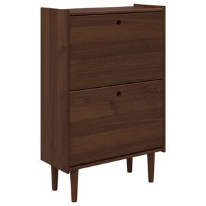 vidaXL Cipőtart&oacute; BILBAO 70 x 30 x 107 cm T&ouml;m&ouml;r fenyőfa &eacute;s szerelt fa