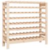 vidaXL t&ouml;m&ouml;r fenyőfa bortart&oacute; &aacute;llv&aacute;ny 109,5x30x107,5 cm