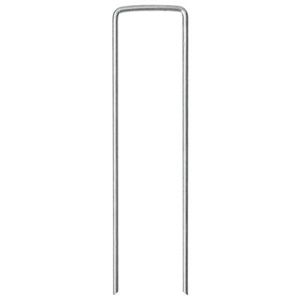 vidaXL 25 db U-alakú horganyzott acél talajcövek 15 x 3,5 cm