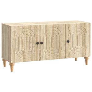 vidaXL TV szekr&eacute;ny 99 x 34,5 x 50 cm Sonoma T&ouml;lgy Szerelt Fa