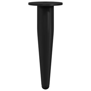 vidaXL B&uacute;tor l&aacute;bak 2 pcs Fekete &Oslash; 40 x 98 mm Vas