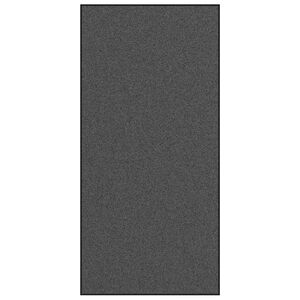 vidaXL Ajt&oacute;szőnyeg Antracit &eacute;s fekete 120 x 250 cm Poliamid &eacute;s PVC