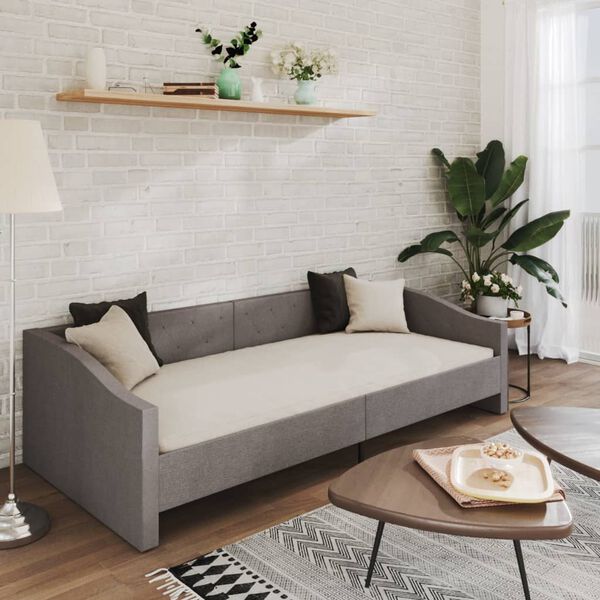 vidaXL vil&aacute;gossz&uuml;rke USB-s sz&ouml;vetbor&iacute;t&aacute;s&uacute; d&iacute;v&aacute;ny matraccal 90 x 200 cm