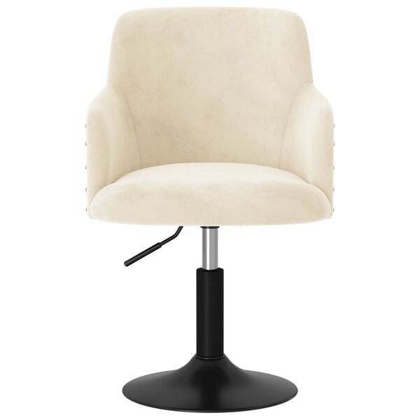 vidaXL kr&eacute;msz&iacute;nű b&aacute;rsony forg&oacute; &eacute;tkezősz&eacute;k