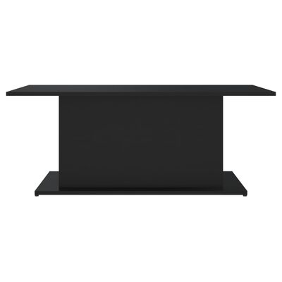 vidaXL fekete forgácslap dohányzóasztal 102 x 55,5 x 40 cm