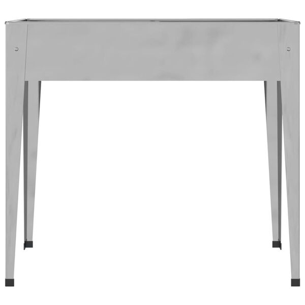 vidaXL horganyzott ac&eacute;l kerti vir&aacute;gtart&oacute; 100,5 x 40,5 x 90 cm