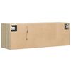 vidaXL sonoma tölgy színű fali TV-szekrény LED-ekkel 100x31x35 cm