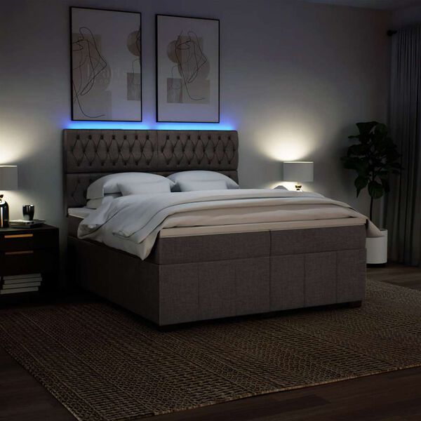 vidaXL t&oacute;psz&iacute;nű sz&ouml;vet rug&oacute;s &aacute;gy matraccal 200 x 200 cm