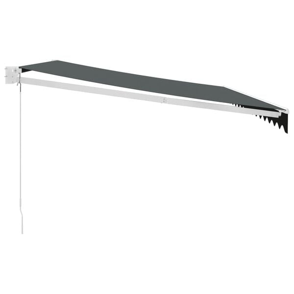 vidaXL antracit sz&ouml;vet &eacute;s alum&iacute;nium beh&uacute;zhat&oacute; napellenző 4 x 3 m