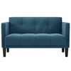 vidaXL k&eacute;k b&aacute;rsony loveseat kanap&eacute; 111 cm