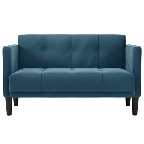 vidaXL k&eacute;k b&aacute;rsony loveseat kanap&eacute; 111 cm