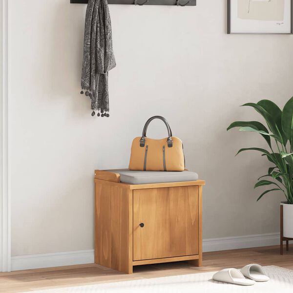 vidaXL SANDNES tömör fenyőfa előszobapad 45x40x50 cm