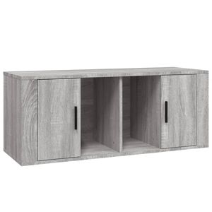 vidaXL sz&uuml;rke sonoma sz&iacute;nű szerelt fa TV-szekr&eacute;ny 100 x 35 x 40 cm