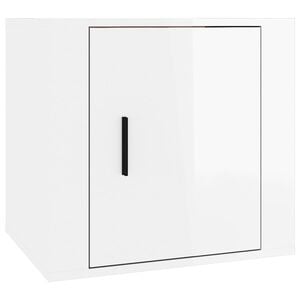 vidaXL magasf&eacute;nyű feh&eacute;r &eacute;jjeliszekr&eacute;ny 50x39x47 cm