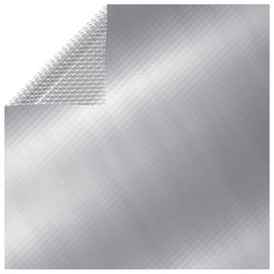 vidaXL ezüstszínű polietilén medencetakaró 400 x 200 cm