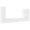 vidaXL TV falit kabinet szett 6 db 98 x 31 x 29,5 cm Magas F&eacute;nyű Feh&eacute;r