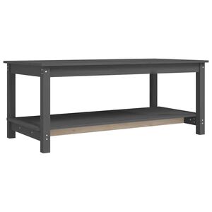 vidaXL sz&uuml;rke t&ouml;m&ouml;r fenyőfa doh&aacute;nyz&oacute;asztal 110 x 55 x 45 cm