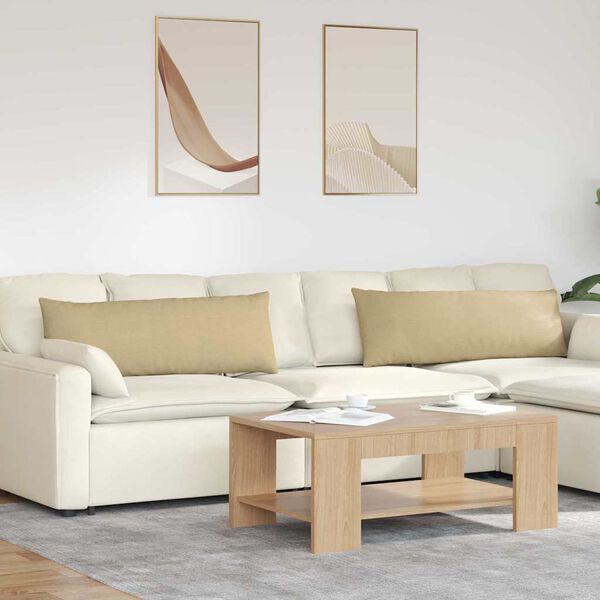 vidaXL Kanapé párnák 2 pcs Szürke zöld 120 x 40 cm Bársonyos szövet