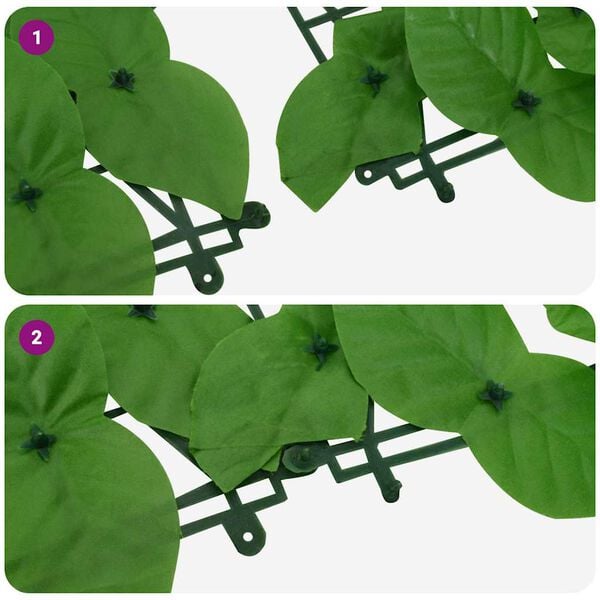 vidaXL zöld leveles erkélyparaván 200 x 100 cm