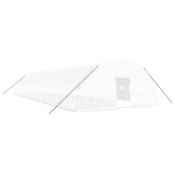 vidaXL feh&eacute;r ac&eacute;lv&aacute;zas melegh&aacute;z 108 m&sup2; 18x6x2,85 m