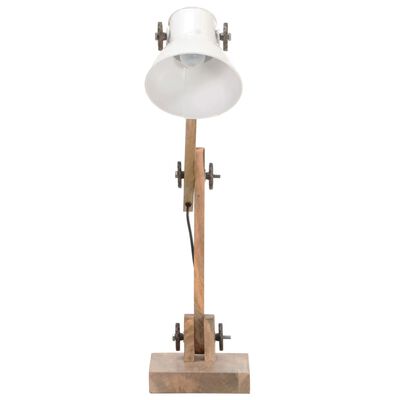 vidaXL fehér kerek ipari asztali lámpa 58 x 18 x 90 cm E27