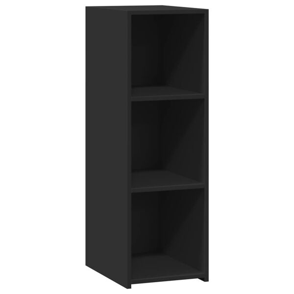 vidaXL fekete szerelt fa t&aacute;lal&oacute;szekr&eacute;ny 30 x 41 x 93 cm