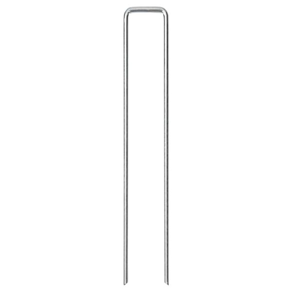 vidaXL 25 db U-alakú horganyzott acél földcövek 20 x 3,5 cm