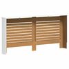 vidaXL 2 db feh&eacute;r MDF radi&aacute;torburkolat 172 x 19 x 81,5 cm