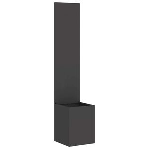 vidaXL Kertv&eacute;dő v&aacute;szon Fekete 32 x 32 x 150 cm Hidegen hengerelt ac&eacute;l