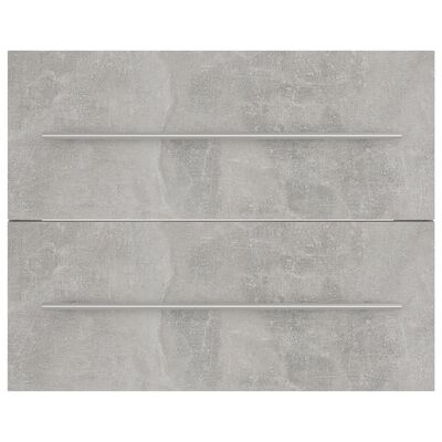 vidaXL betonszürke forgácslap mosdószekrény 60 x 38,5 x 48 cm