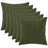 vidaXL Takar&oacute; P&aacute;rna 6 db HEERLEN Z&ouml;ld 30 x 30 cm Mikrosz&aacute;las Pl&uuml;ss