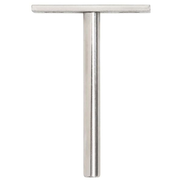 vidaXL 12db szénacél lebegő polckonzolok láthatatlan Ø10x100 mm