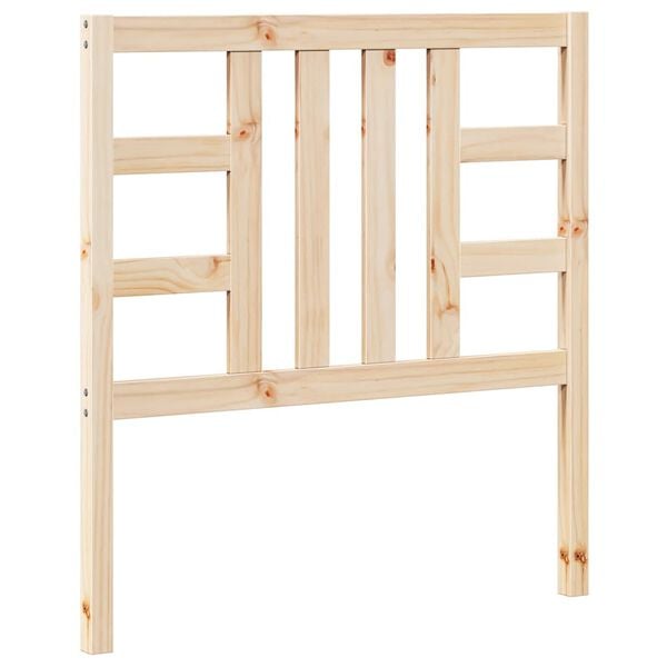 vidaXL t&ouml;m&ouml;r fenyőfa &aacute;gyfejt&aacute;mla 96 x 4 x 100 cm