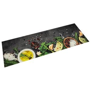 vidaXL moshat&oacute; fűszermint&aacute;s b&aacute;rsony konyhaszőnyeg 45 x 150 cm