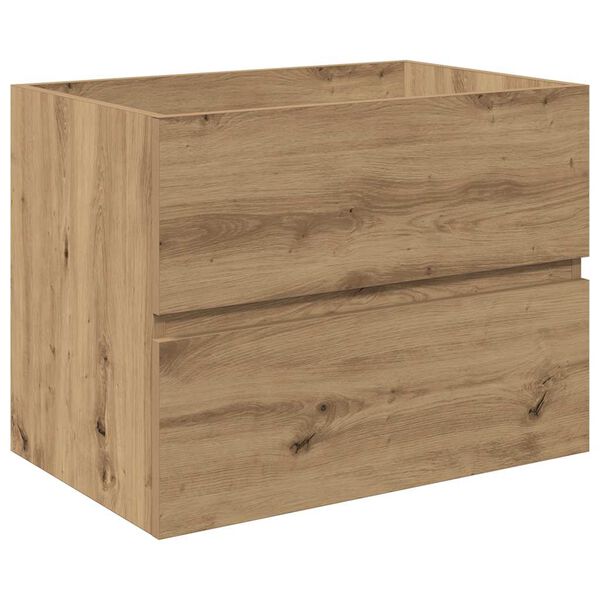 vidaXL k&eacute;zműves mosogat&oacute;szekr&eacute;ny be&eacute;p&iacute;tett medenc&eacute;vel &eacute;s csapteleppel