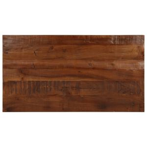 vidaXL t&ouml;m&ouml;r &uacute;jrahasznos&iacute;tott fa t&eacute;glalap alak&uacute; asztallap 120x50x2,5cm