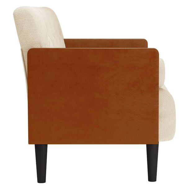 vidaXL v&aacute;szonb&oacute;l loveseat kanap&eacute; p&aacute;rn&aacute;kkal 110 cm