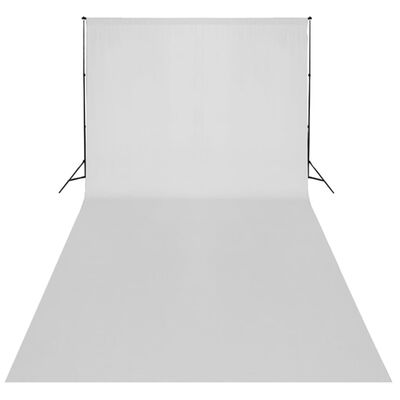 vidaXL stúdiófelszerelés 600 x 300 cm-es fehér háttérrel és lámpával