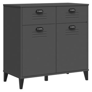 vidaXL VIKEN antracitsz&uuml;rke szerelt fa t&aacute;lal&oacute;szekr&eacute;ny 80 x 40 x 80 cm
